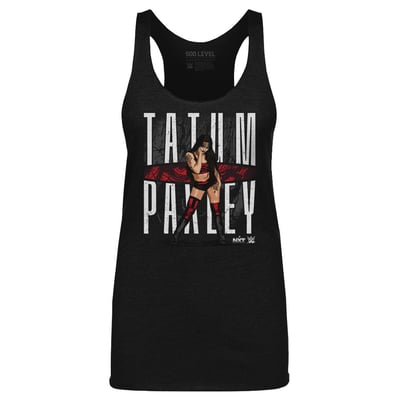  Tatum Paxley 500 Level Women's Eyes Tri-Blend Tank Top - Heather Black